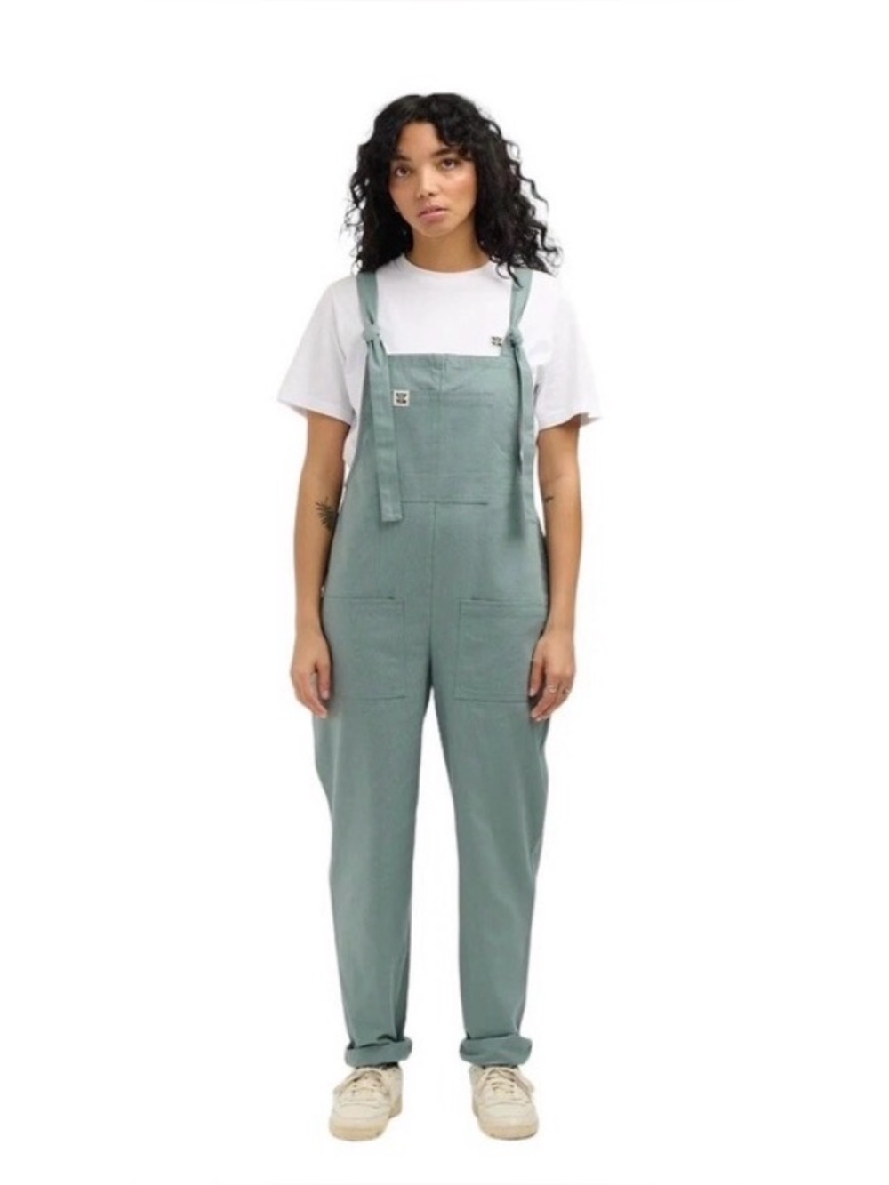 NWT Lucy & Yak Original Dungaree Overalls in Brighton Blue - US 24